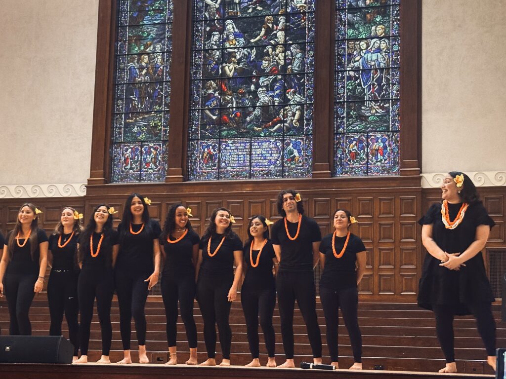 DNCE 260 class at Memorial Chapel