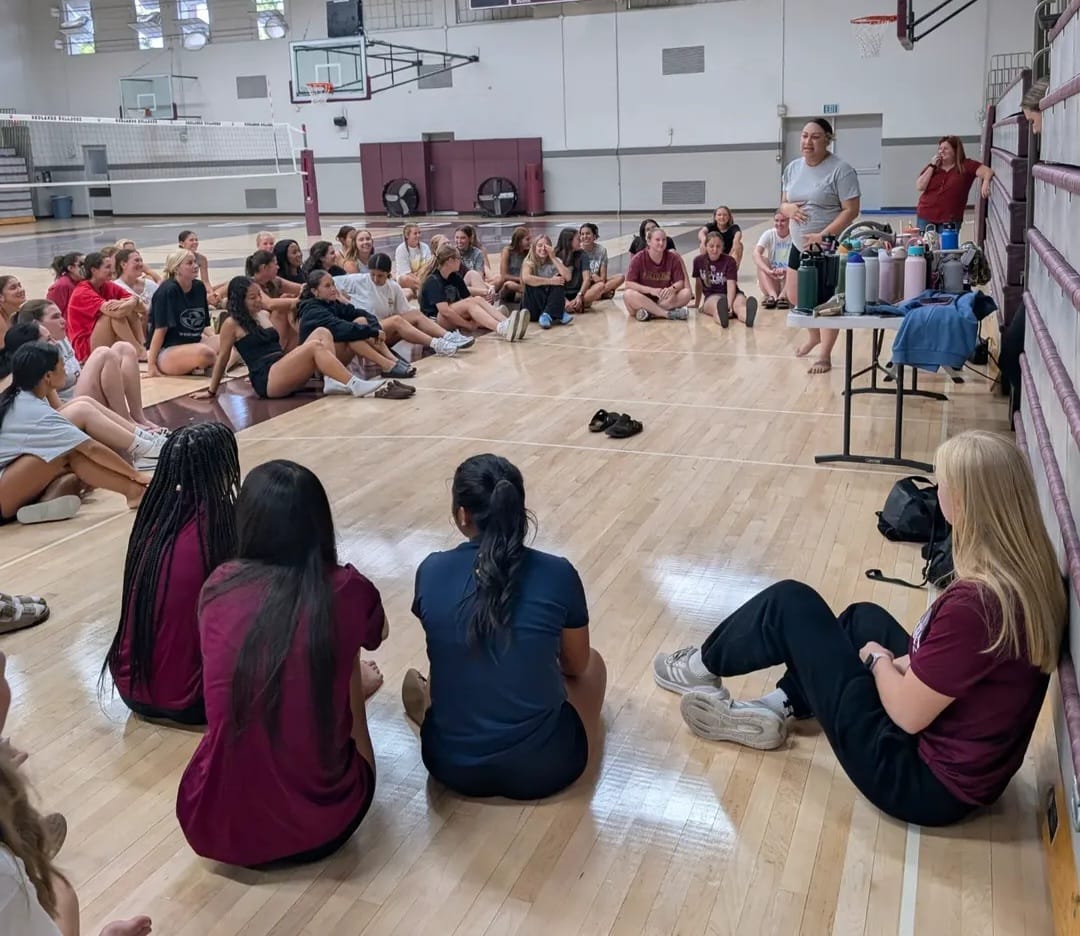 Workshop with athletes